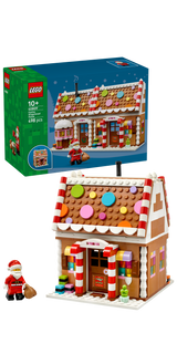 LEGO® Festive Gingerbread House Christmas Toy for Kids 40809