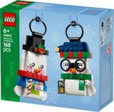 LEGO® Snowman Ornaments Christmas Decor Holiday Decorations 40812