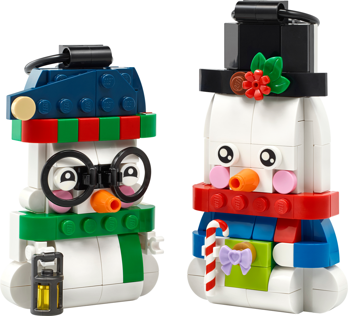 LEGO® Snowman Ornaments Christmas Decor Holiday Decorations 40812