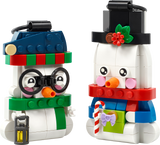 LEGO® Snowman Ornaments Christmas Decor Holiday Decorations 40812
