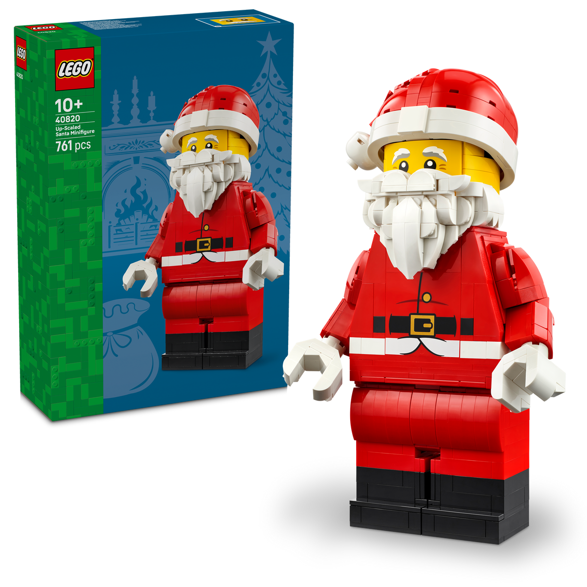 LEGO® Up-Scaled Santa Minifigure Christmas Toy Decoration 40820