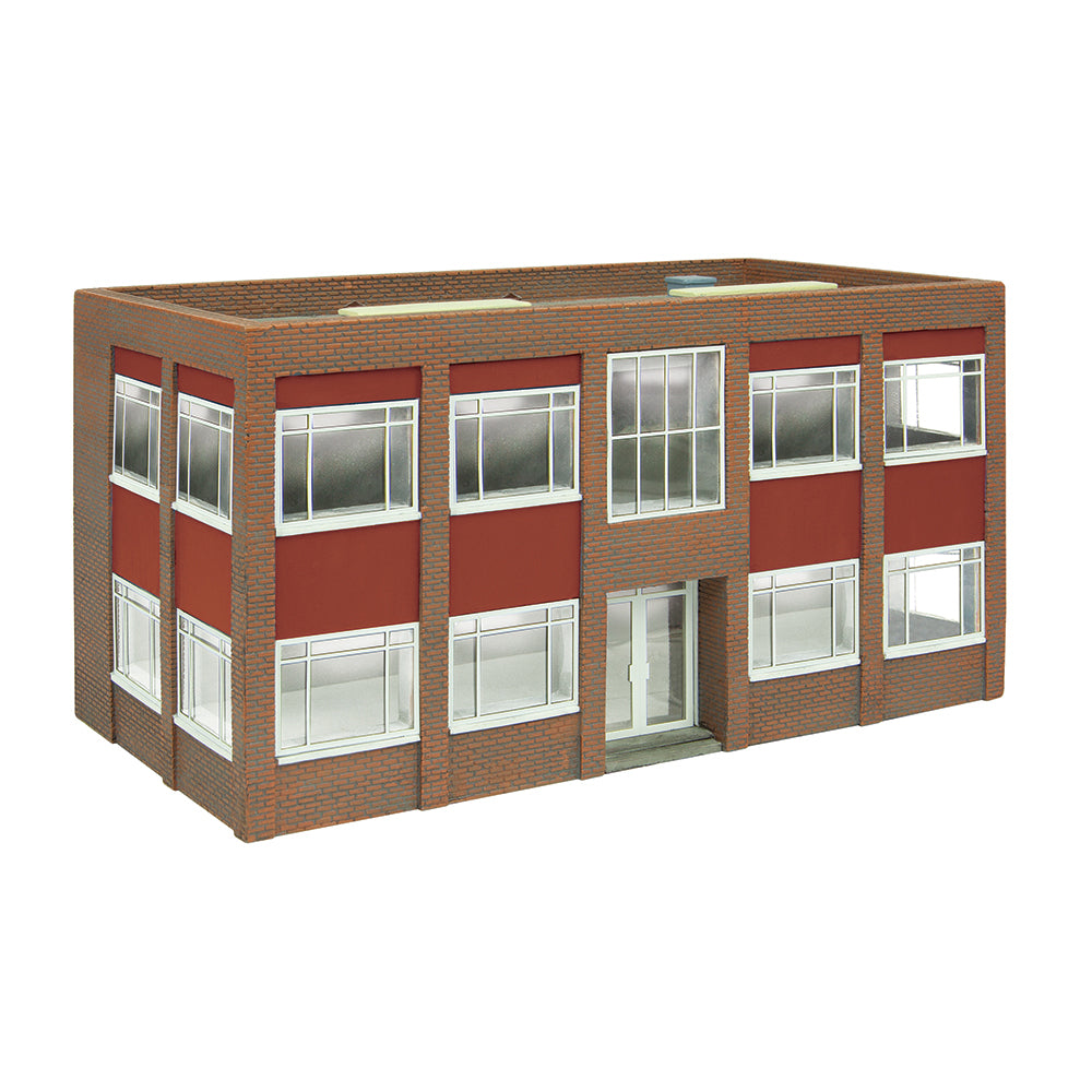 PRE-ORDER: Bachmann Scenecraft Two Storey Office Block - Red