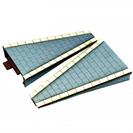 4Ground Trackside 2x Stone Ramp Island Platforms - Phillips Hobbies