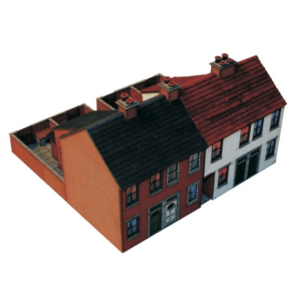 4Ground Trackside Dark Slate Roof Tiles & Ridge - Phillips Hobbies