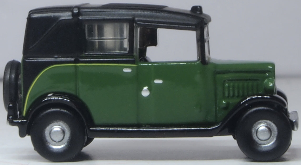 Oxford Diecast NAT005 Austin Low Loader Taxi Green - N 1:148 Scale