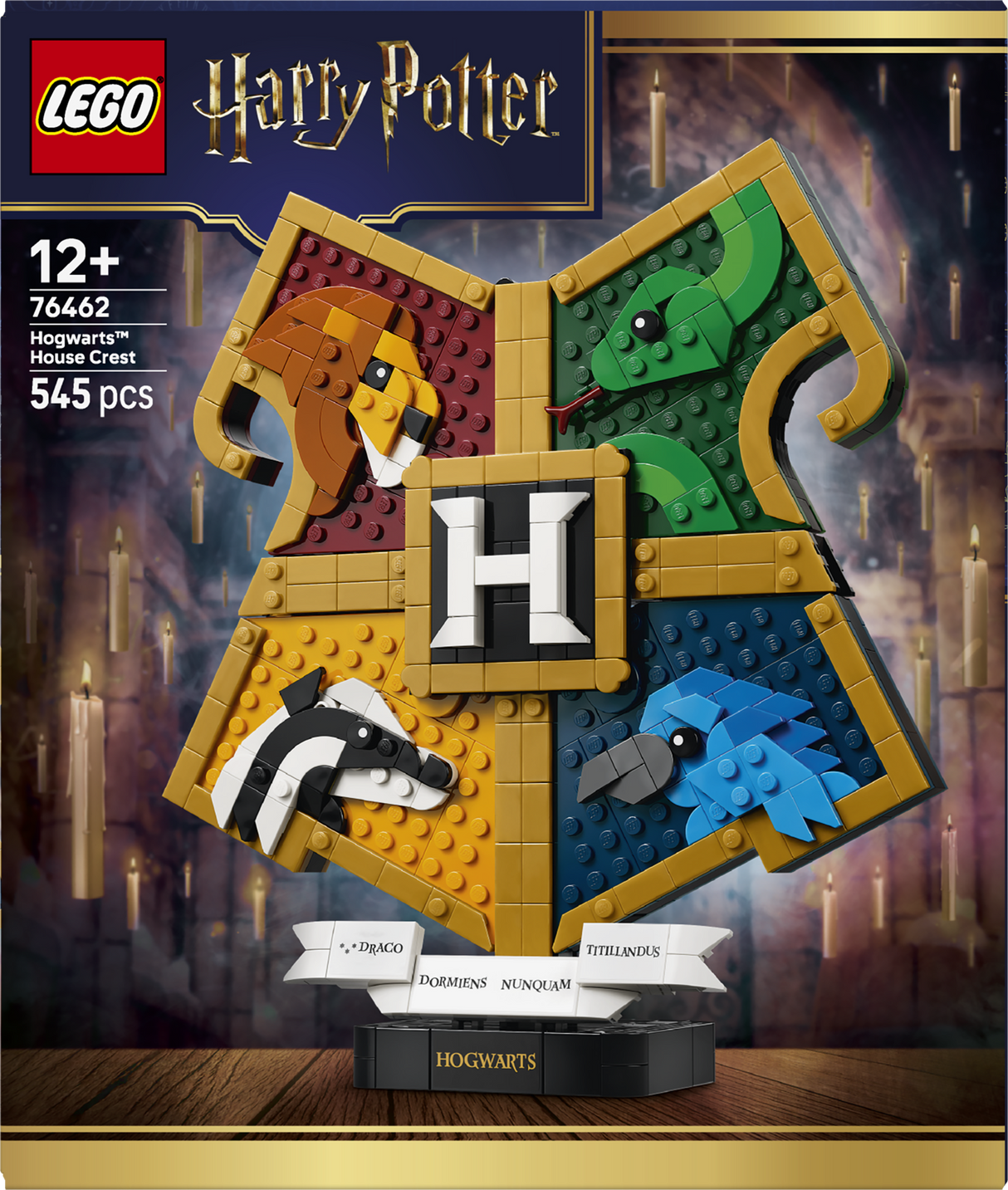 LEGO® Harry Potter™ Hogwarts™ House Crest Building Toy 76462
