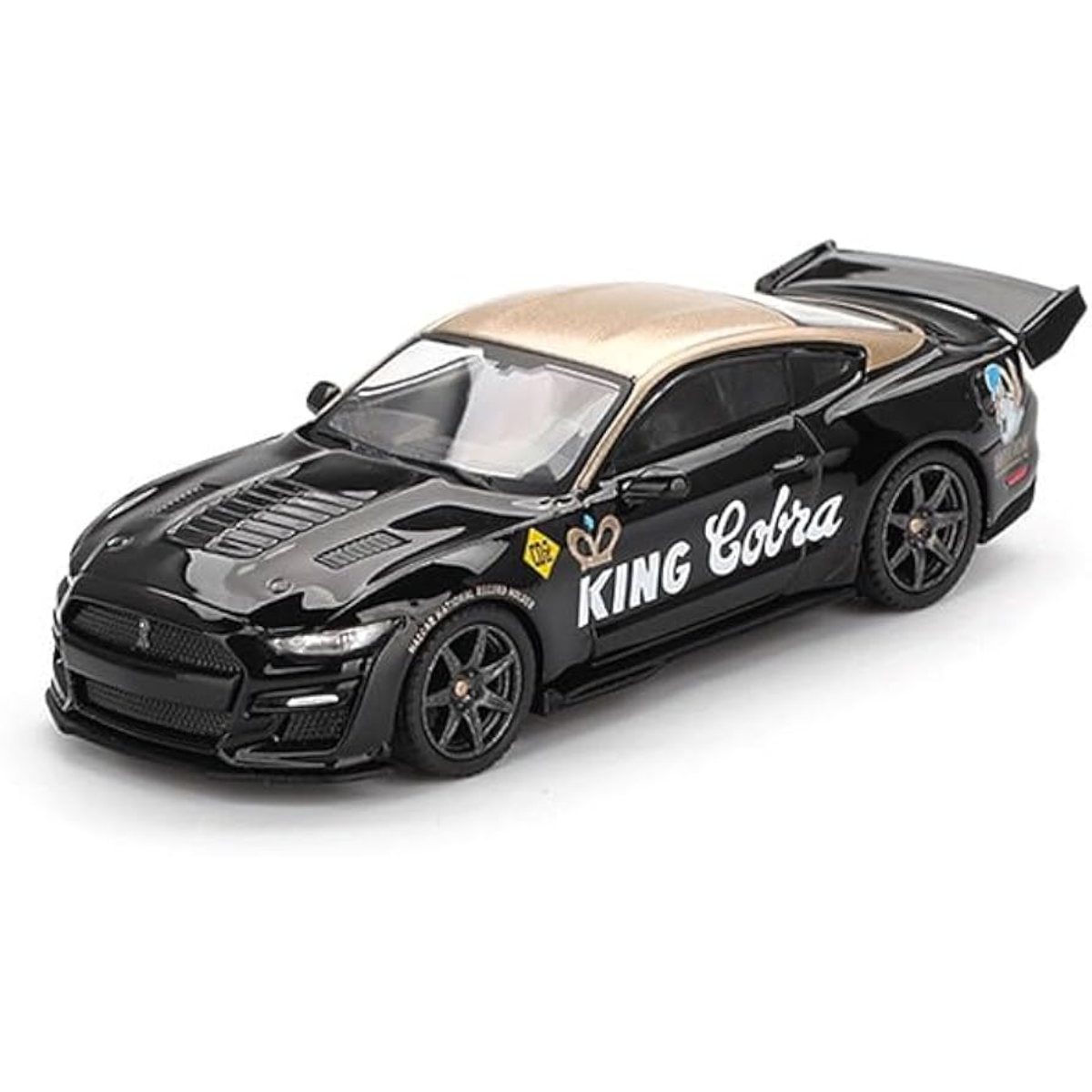 Mini GT Shelby GT500 Dragon Snake Concept Black/Gold (LHD) - 1:64 Scale