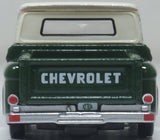 Oxford Diecast 87CP65008 1965 Chevrolet Stepside Pickup Dark Green/Ivory - 1:87 Scale