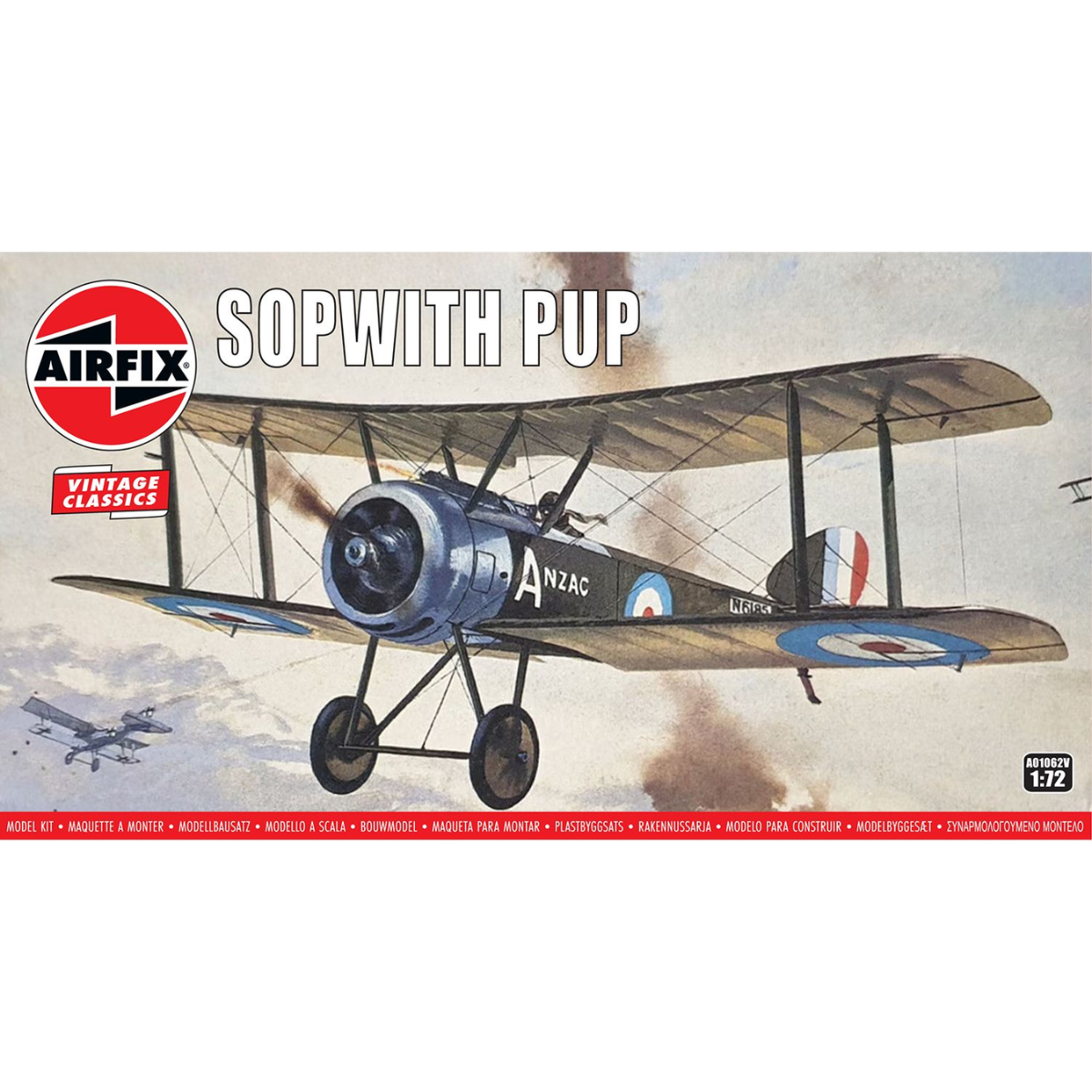 Airfix A01062V Sopwith Pup Plastic Kit - 1:72 Scale