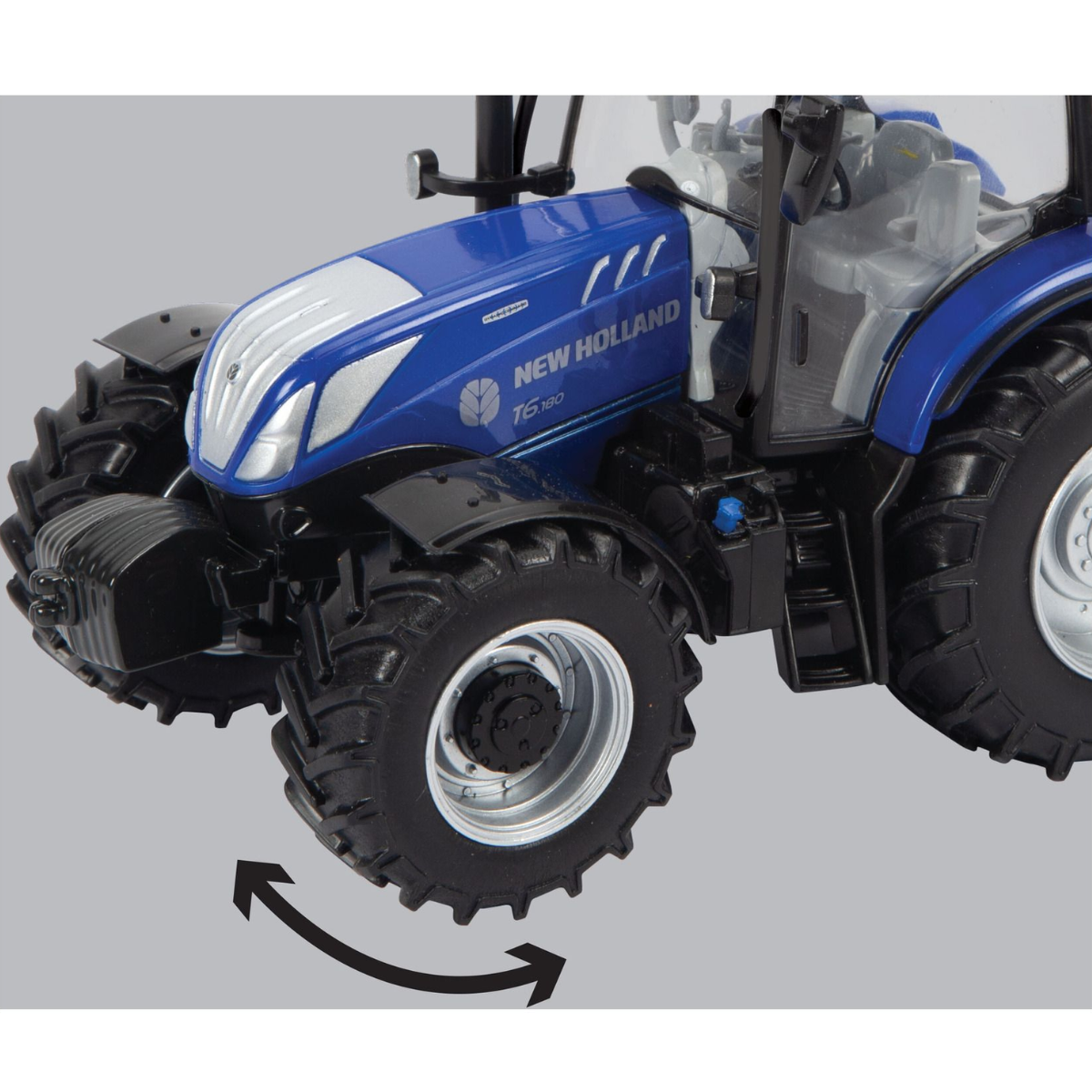 Britains New Holland T6.180 Blue Power Tractor - 1:32 Scale