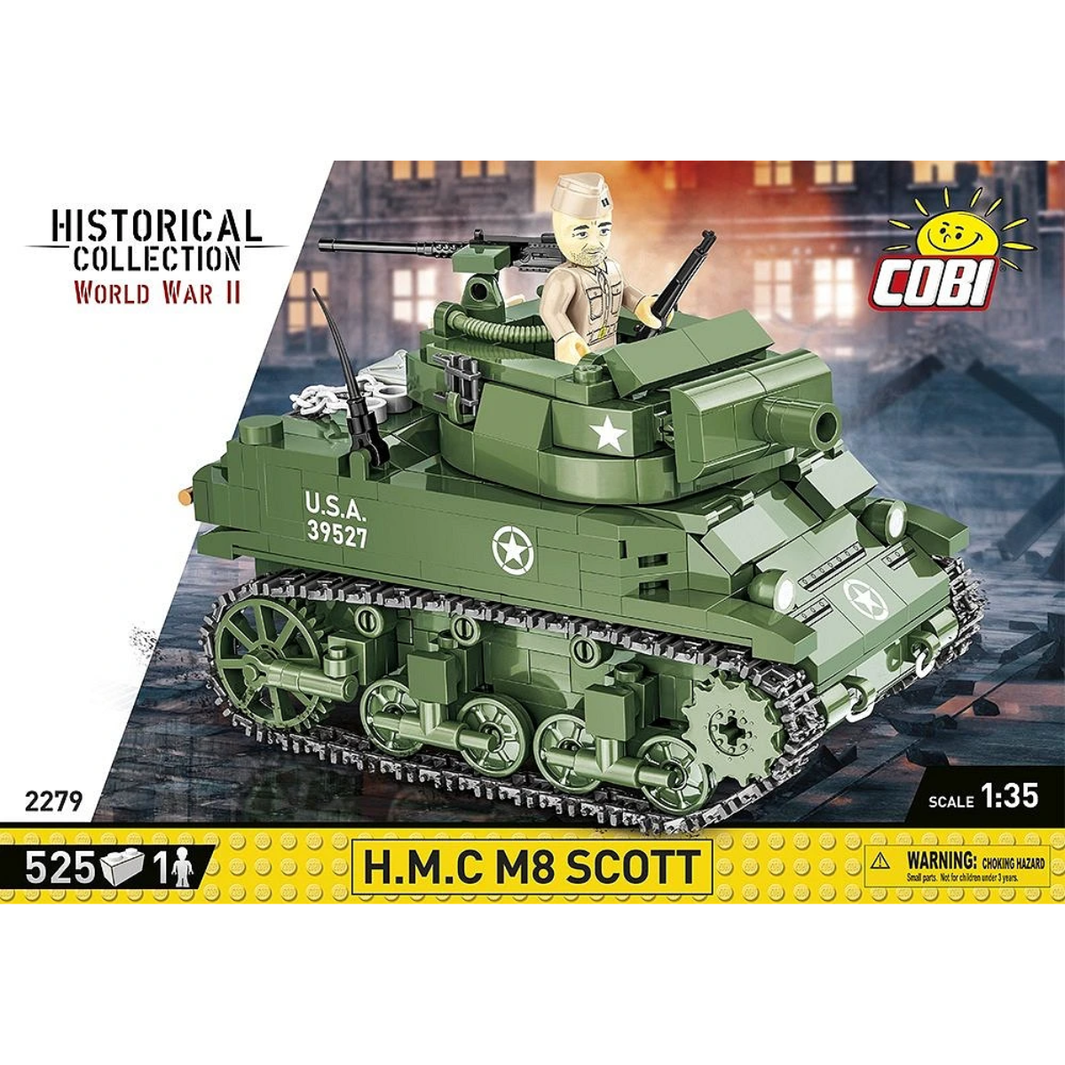 COBI Bricks H.M.C M8 Scott Building Toy Set - 1:35 Scale