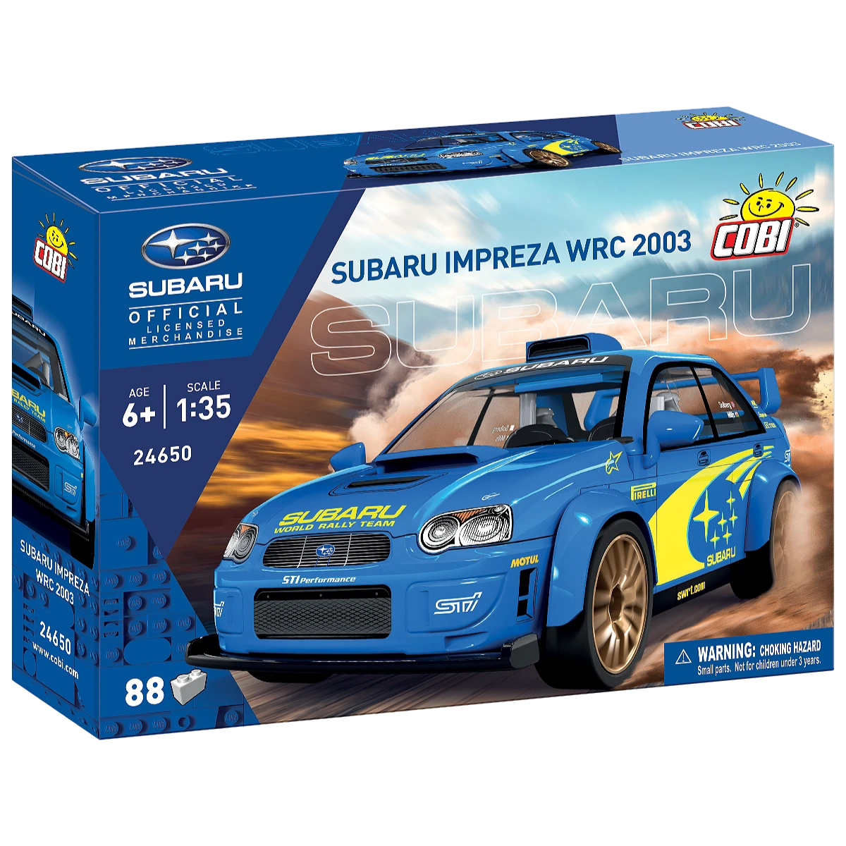COBI Bricks Subaru Impreza WRC 2003 Building Toy Set - 1:35 Scale