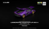 Pop Race Lamborghini Countach LPI 800-4 Viola Pasifae Special Event Model - 1:64 Scale