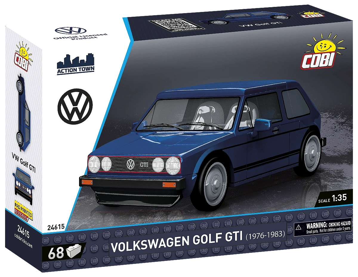 Cobi Bricks Volkswagen Golf GTI (1976-1983) Construction Toy Set