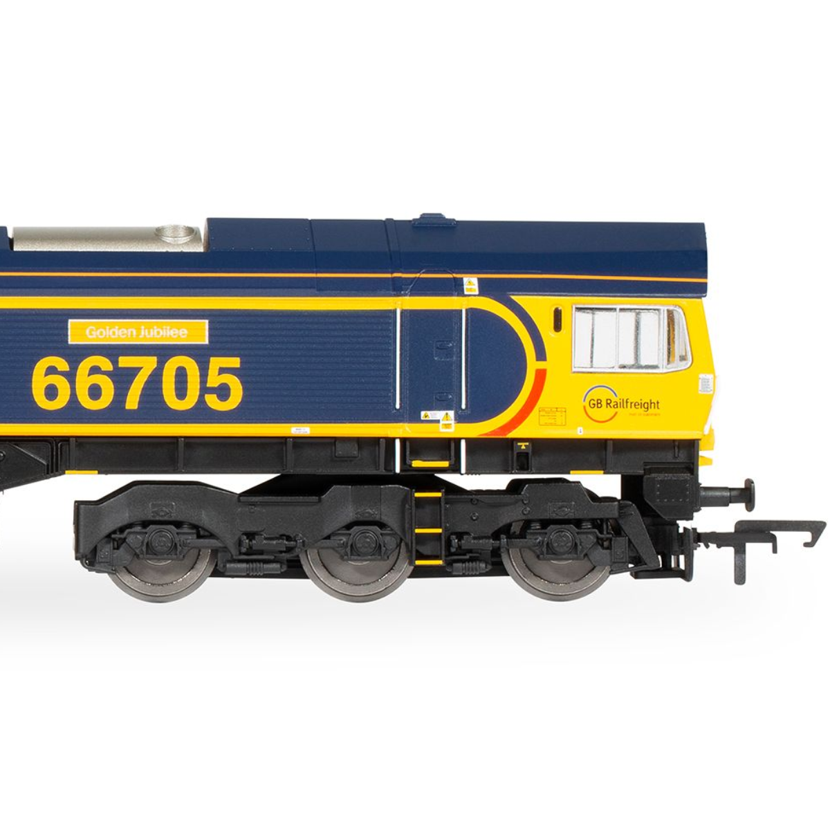 Hornby R30334 GBRf, Class 66, Co-Co, 66705 'Golden Jubilee' - OO Gauge
