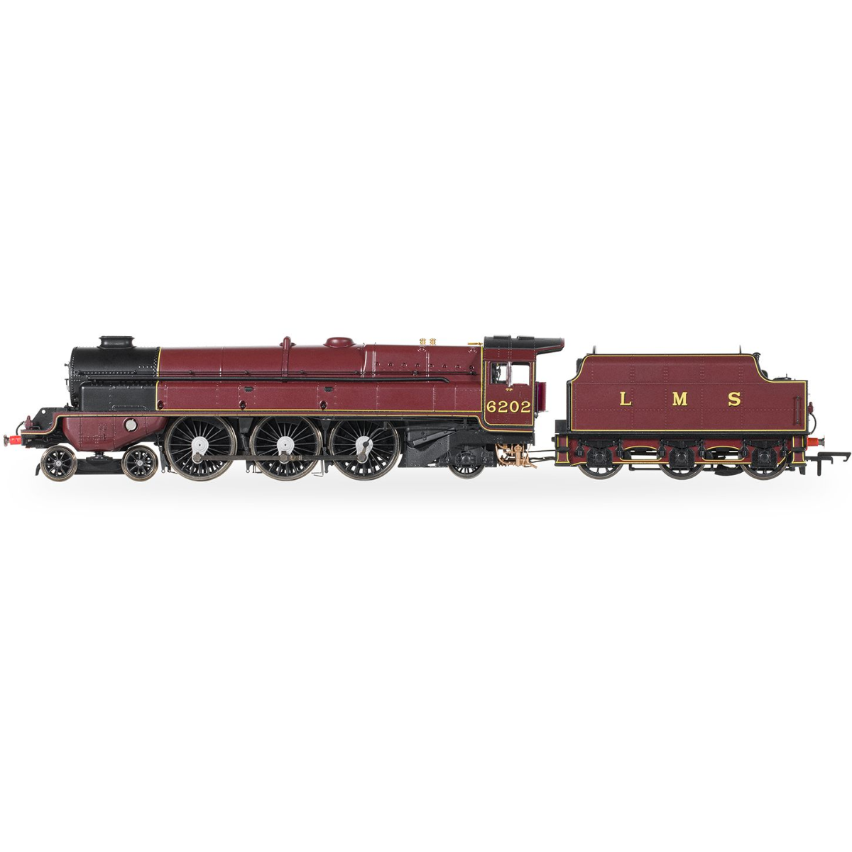 Hornby R30398 LMS Princess Royal Class - "Turbomotive" 6202 - OO Gauge