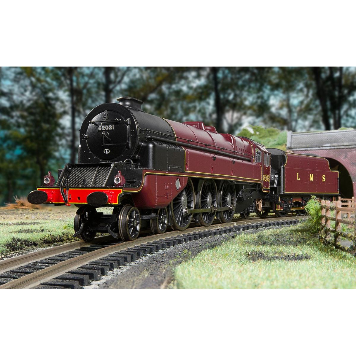 Hornby R30398 LMS Princess Royal Class - "Turbomotive" 6202 - OO Gauge