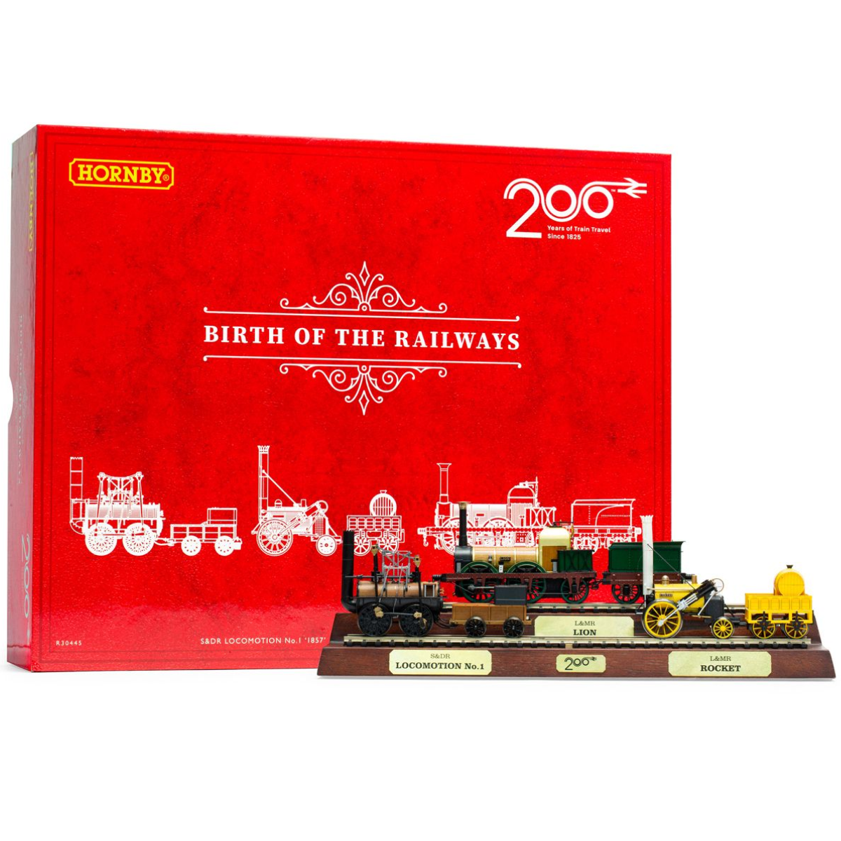 Hornby R30445 Birth of the Railways Train Pack (Railway 200) - OO Gauge
