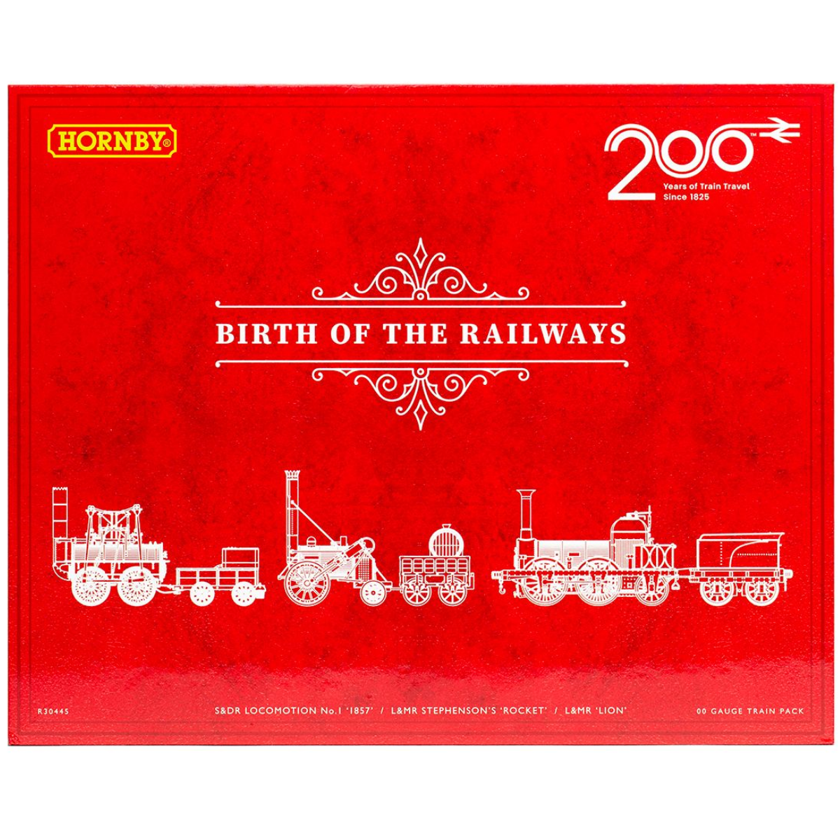 Hornby R30445 Birth of the Railways Train Pack (Railway 200) - OO Gauge