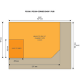 Metcalfe PO308 Brick Corner Shop / Pub Card Kit - 00/HO Gauge
