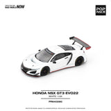 Pop Race Honda NSX GT3 EVO22 White - 1:64 Scale