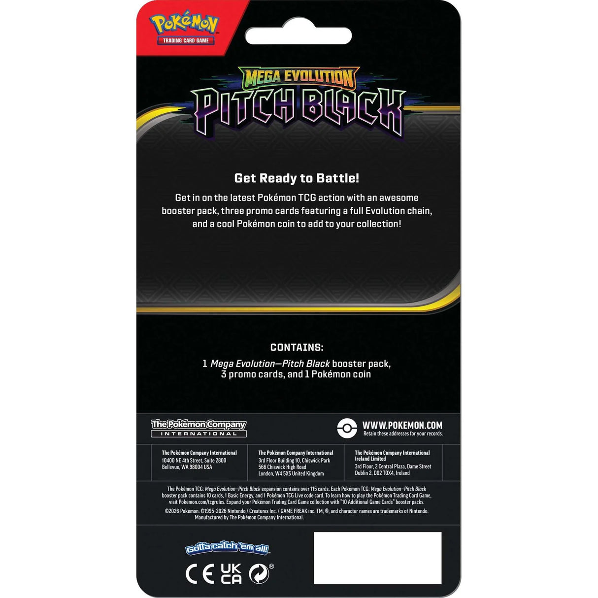 Pokémon TCG: Mega Evolution Pitch Black Premium Checklane Blister Luxray