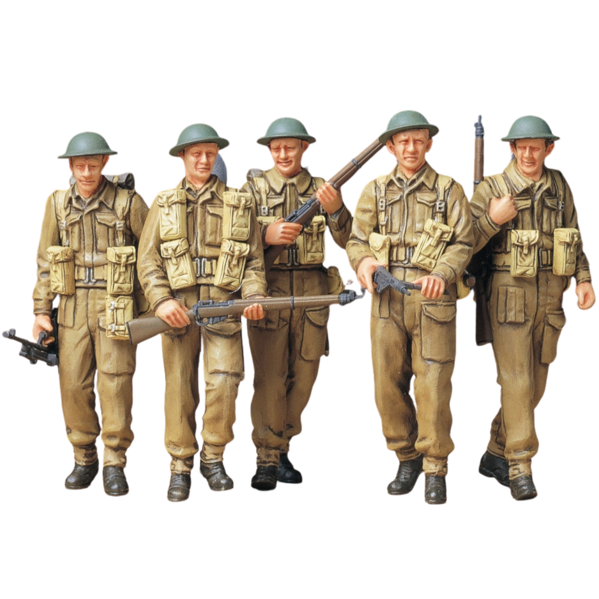 Tamiya British Infantry On Patrol Plastic Kit - 1:35 Scale