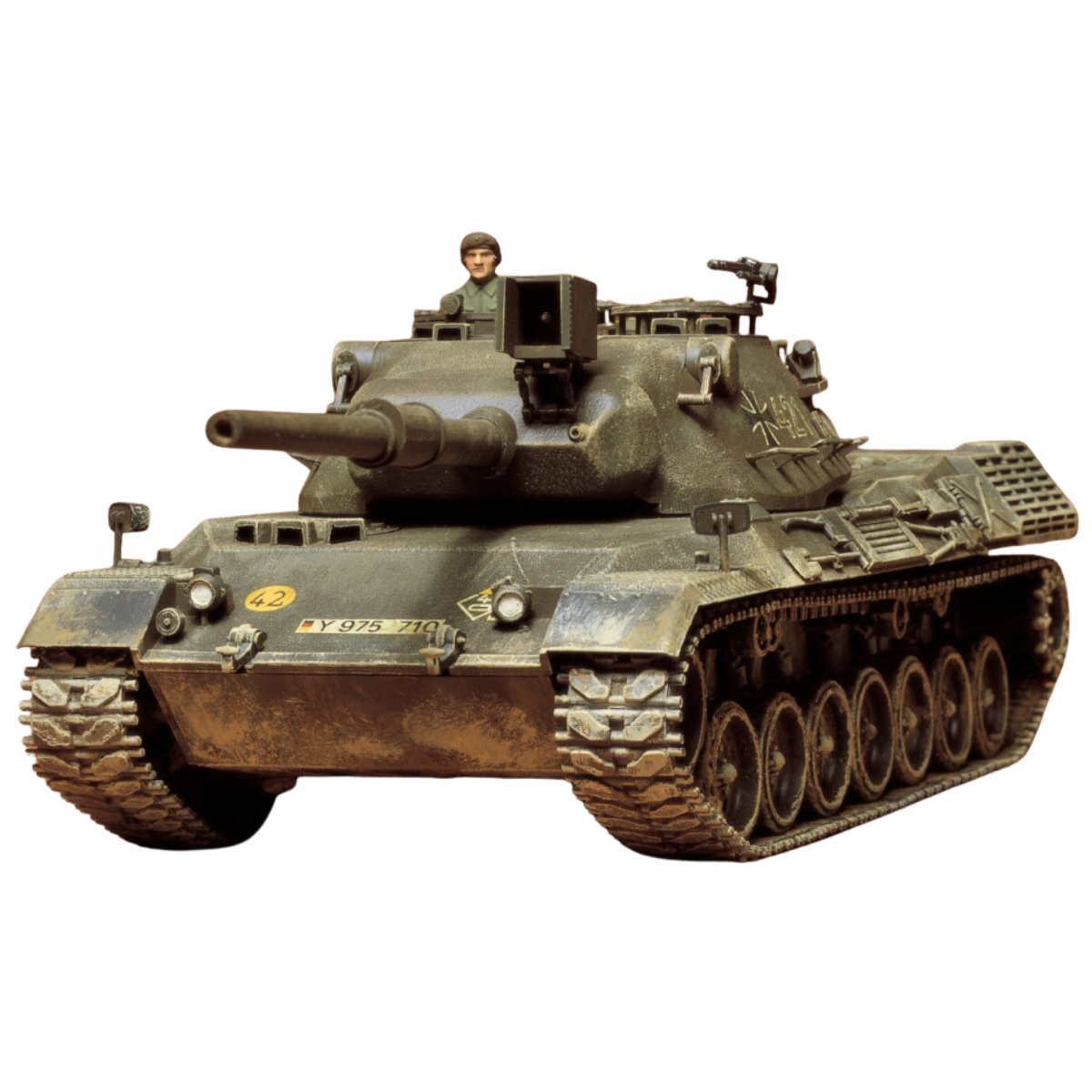 Tamiya West German Leopard Medium Tank Plastic Kit - 1:35 Scale