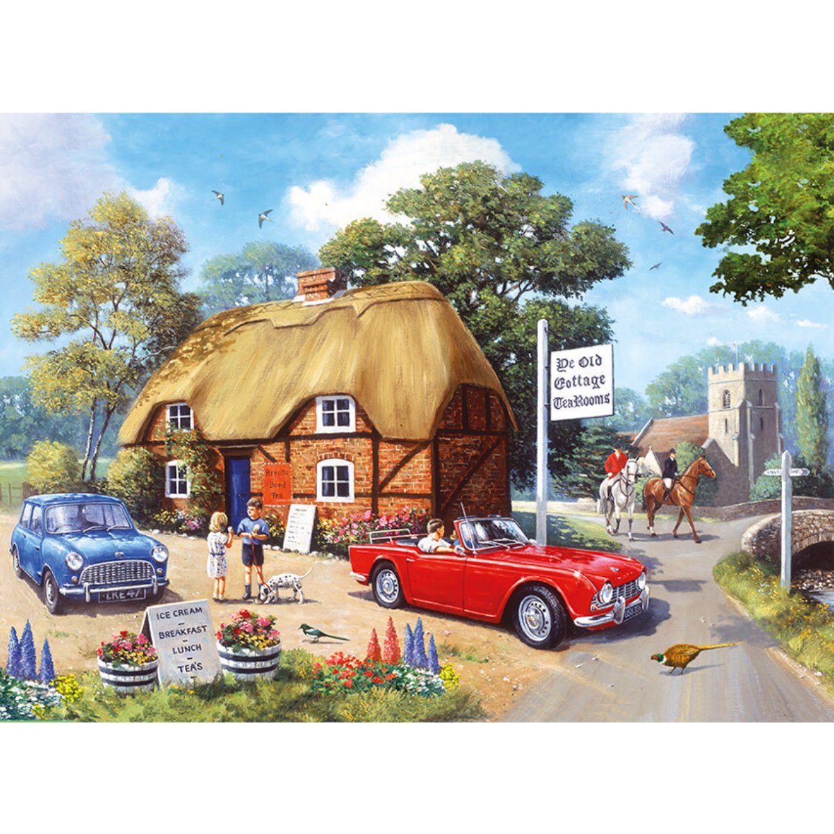 A Stop For Tea - Kevin Walsh 1000 Piece Jigsaw Puzzle - Phillips Hobbies