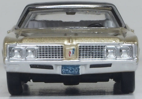 Oxford Diecast 87BE68001 1968 Buick Electra 225 Ivory Gold Mist/Black - 1:87 Scale
