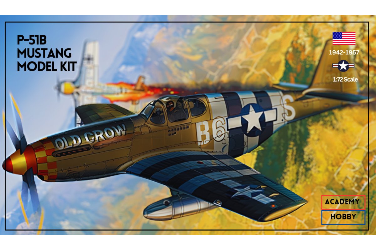 P-51B Mustang | Academy 12464 |Phillips Hobbies