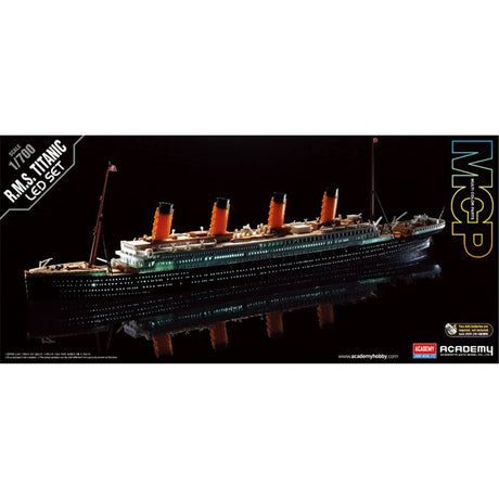 Academy British RMS Titanic MCP Ship & LED Set - 1:700 Scale Kit - Phillips Hobbies