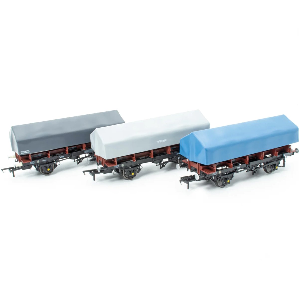 Accurascale BR Coil A/SFW Steel Wagon TOPS Bauxite Pack E - OO Gauge - Phillips Hobbies