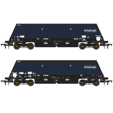 Accurascale Cutdown HYA Blue/Black with GB Railfreight Branding (Pack 1) - OO Gauge - Phillips Hobbies