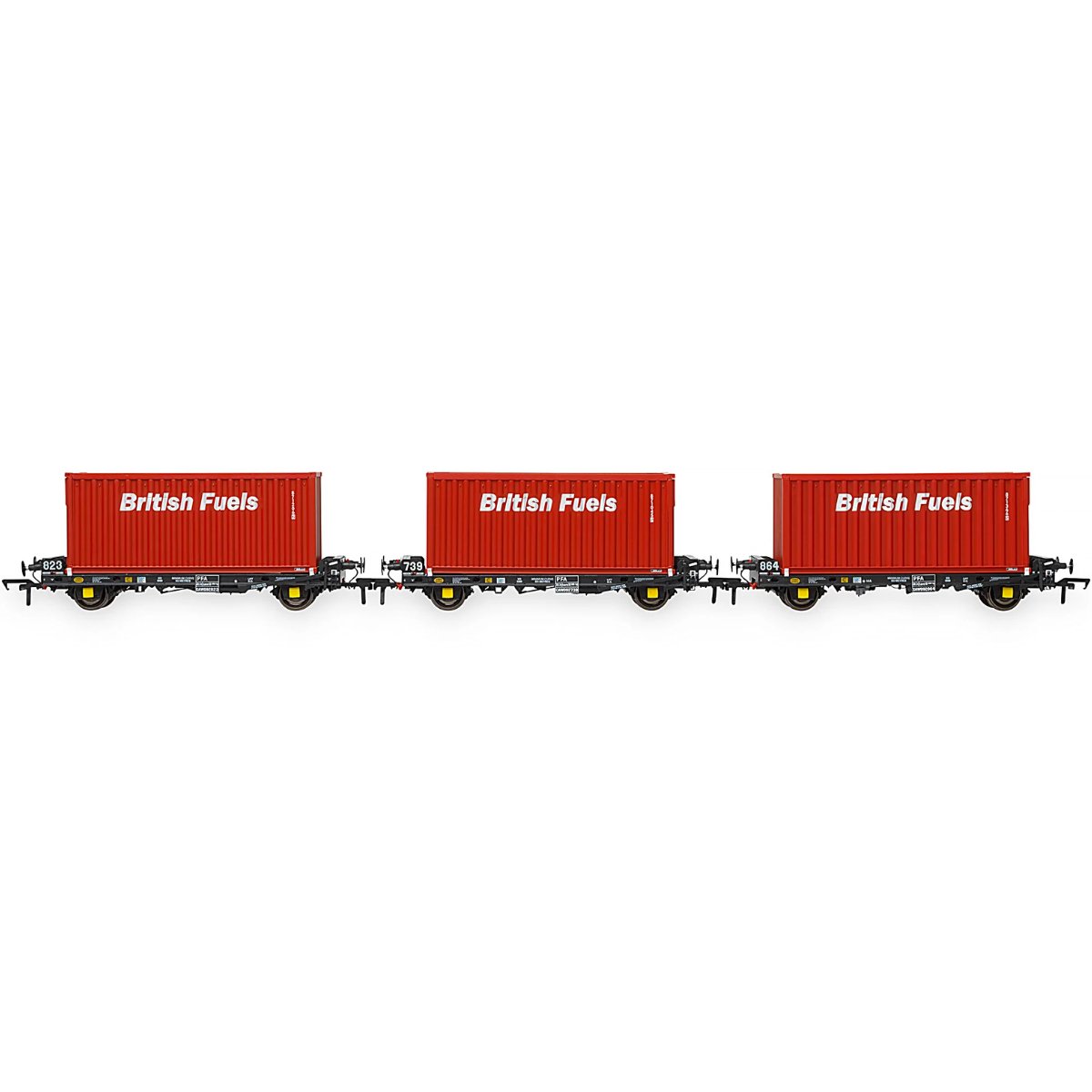 Accurascale PFA - British Fuels Coal Containers I - Phillips Hobbies