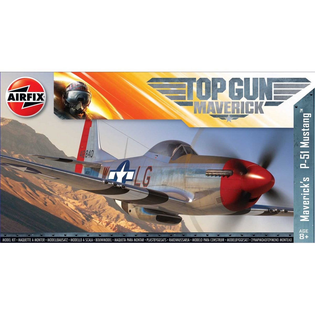 Airfix A00505 Top Gun Maverick's P-51D Mustang 1:72 - Phillips Hobbies