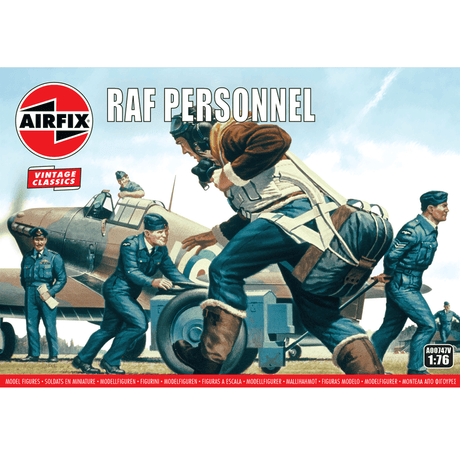 Airfix A00747V RAF Personnel Figures Kit - 1:76 Scale - Phillips Hobbies
