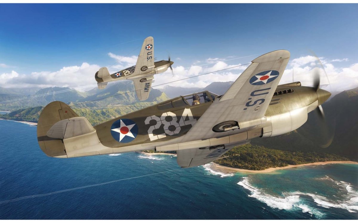 Airfix A01003B Curtiss P-40B Warhawk 1:72 - Phillips Hobbies