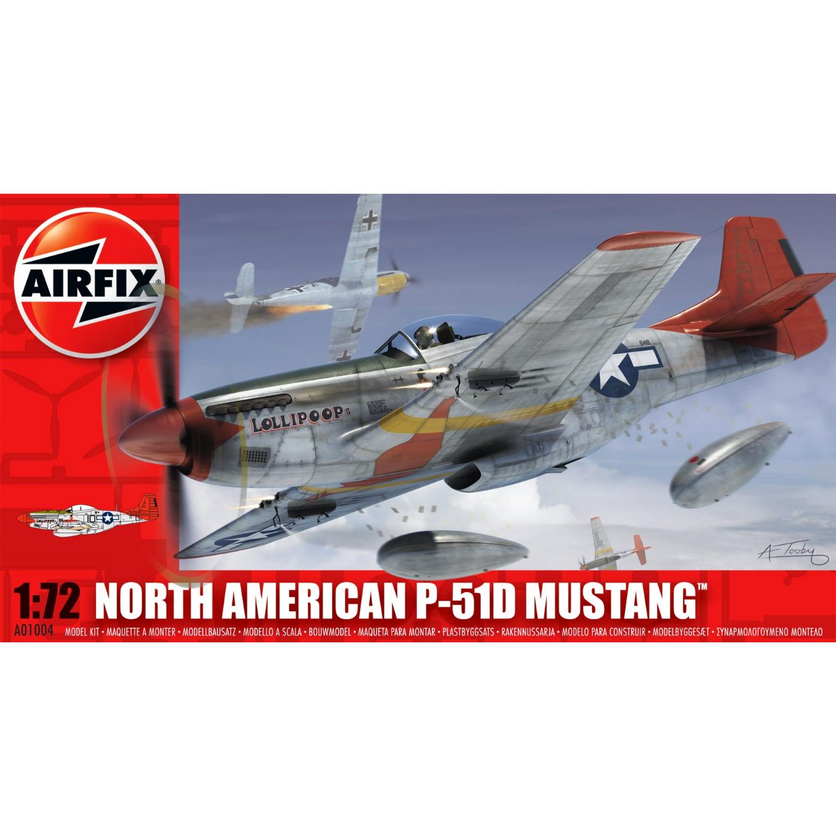 Airfix A01004 North American P-51D Mustang 1:72 - Phillips Hobbies