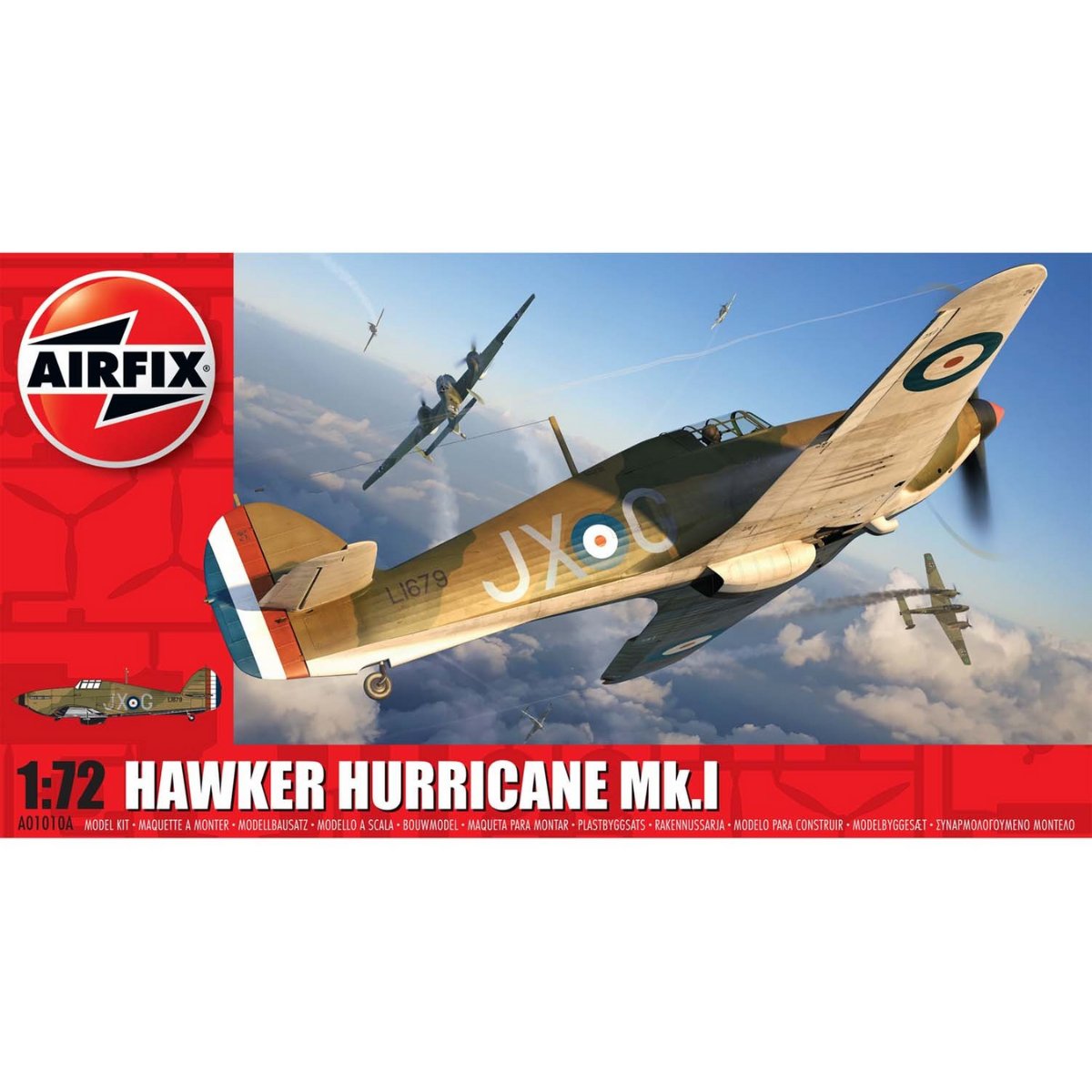 Airfix A01010A Hawker Hurricane Mk.I Aircraft 1:72 - Phillips Hobbies