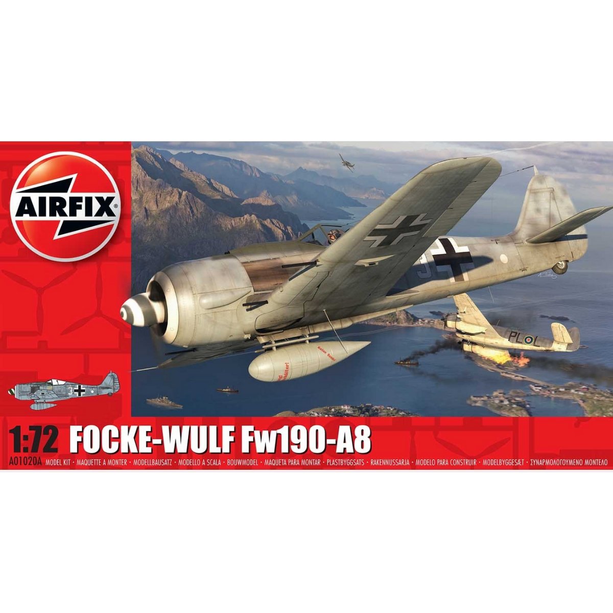 Airfix A01020A Focke Wulf Fw190A-8 1:72 - Phillips Hobbies