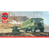Airfix A01314V AEC Matador & 5.5inch Gun 1:76 - Phillips Hobbies