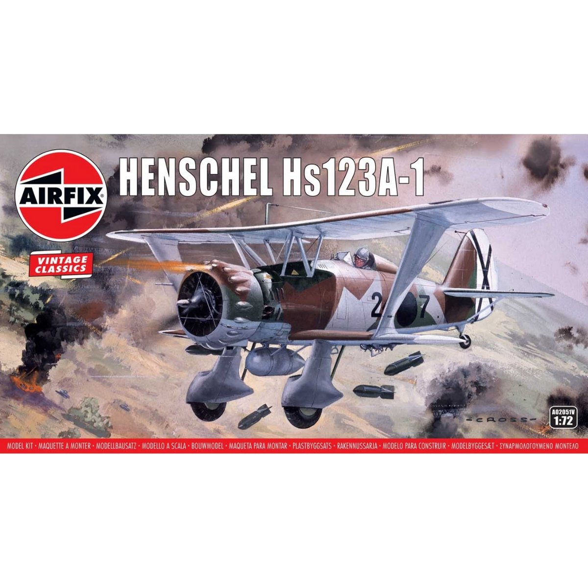 Airfix A02051V Henschel Hs123A-1 1:72 - Phillips Hobbies