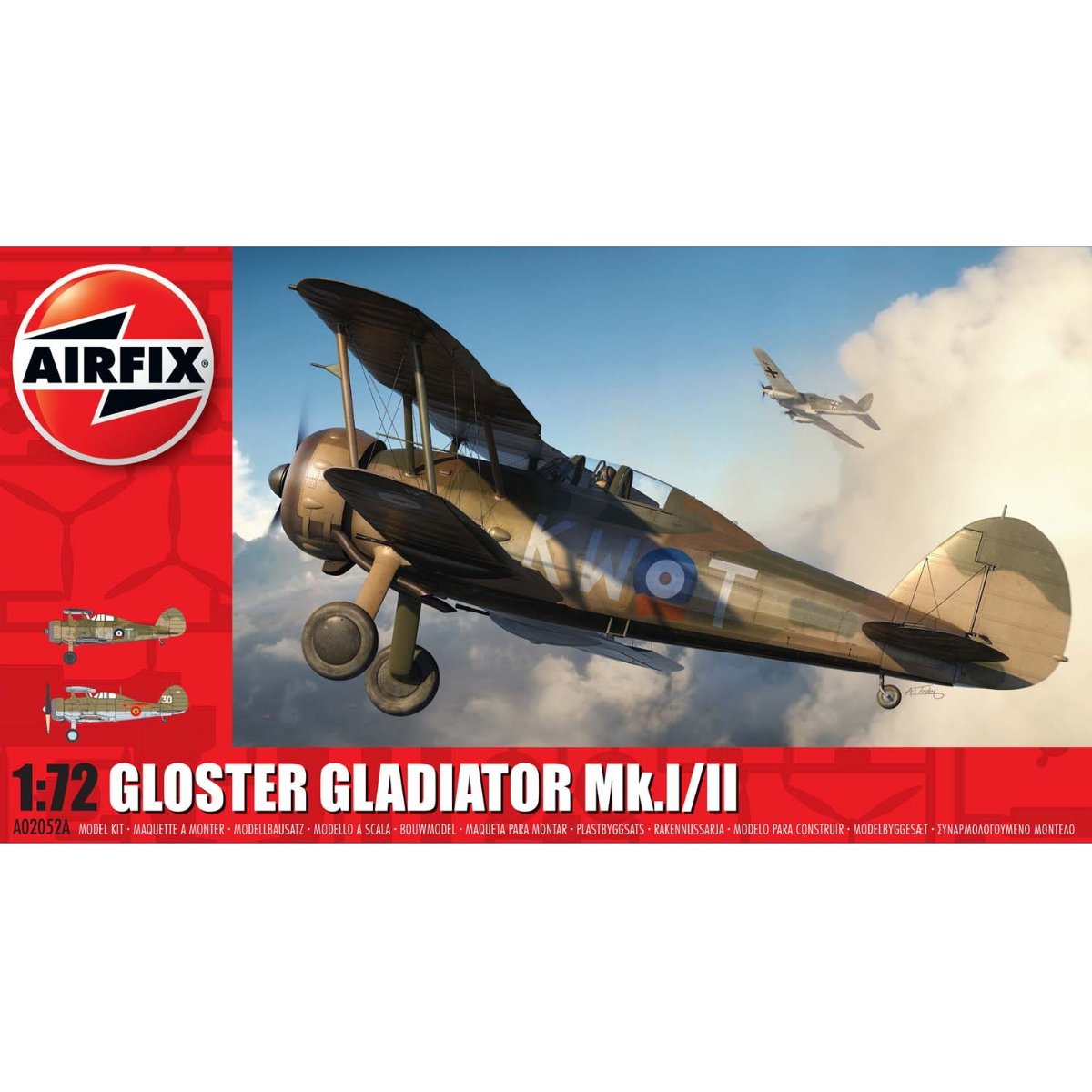 Airfix A02052A Gloster Gladiator Mk.I/Mk.II 1:72 - Phillips Hobbies