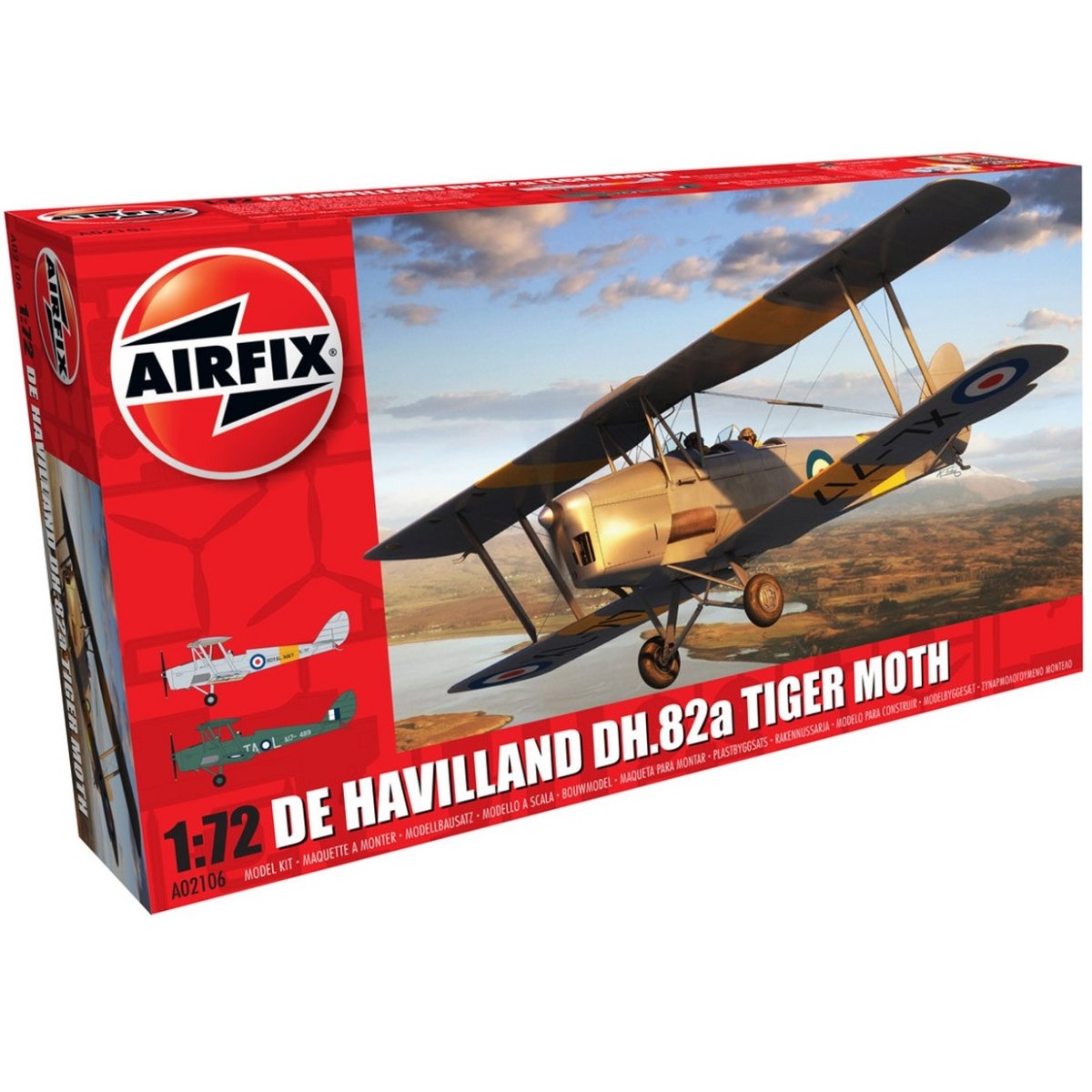 Airfix A02106 deHavilland Tiger Moth 1:72 - Phillips Hobbies