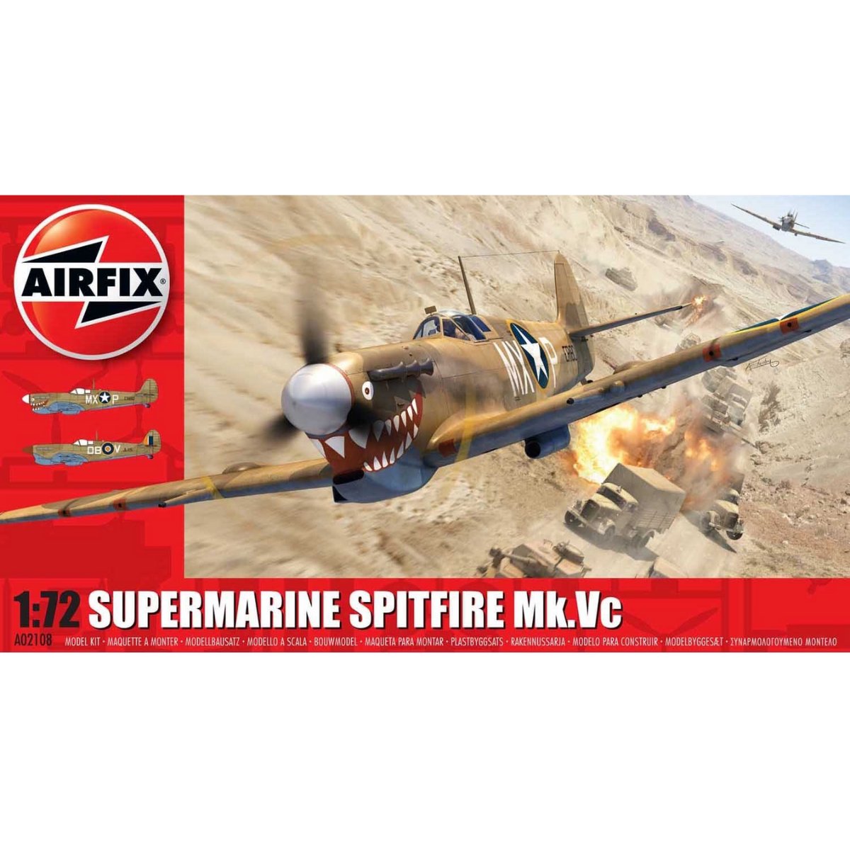 Airfix A02108 Supermarine Spitfire Mk.Vc 1:72 - Phillips Hobbies