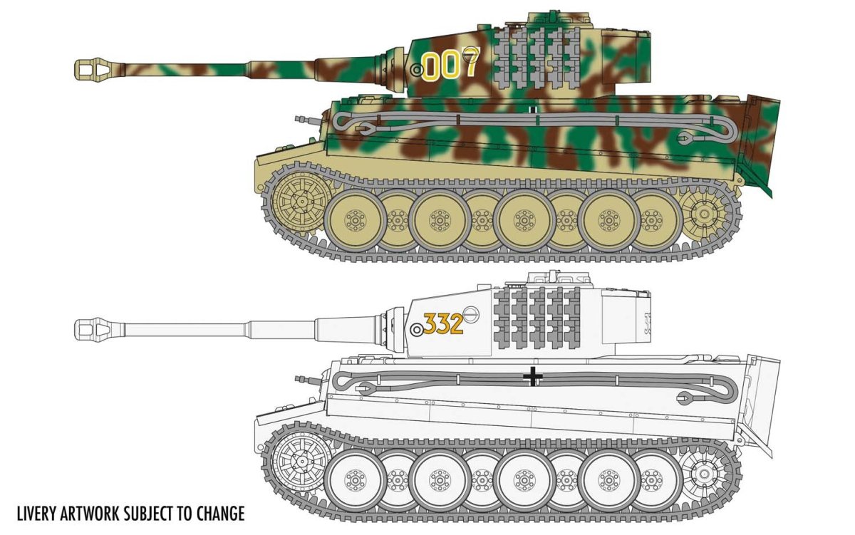 Airfix A02342 Tiger 1 1:72 - Phillips Hobbies