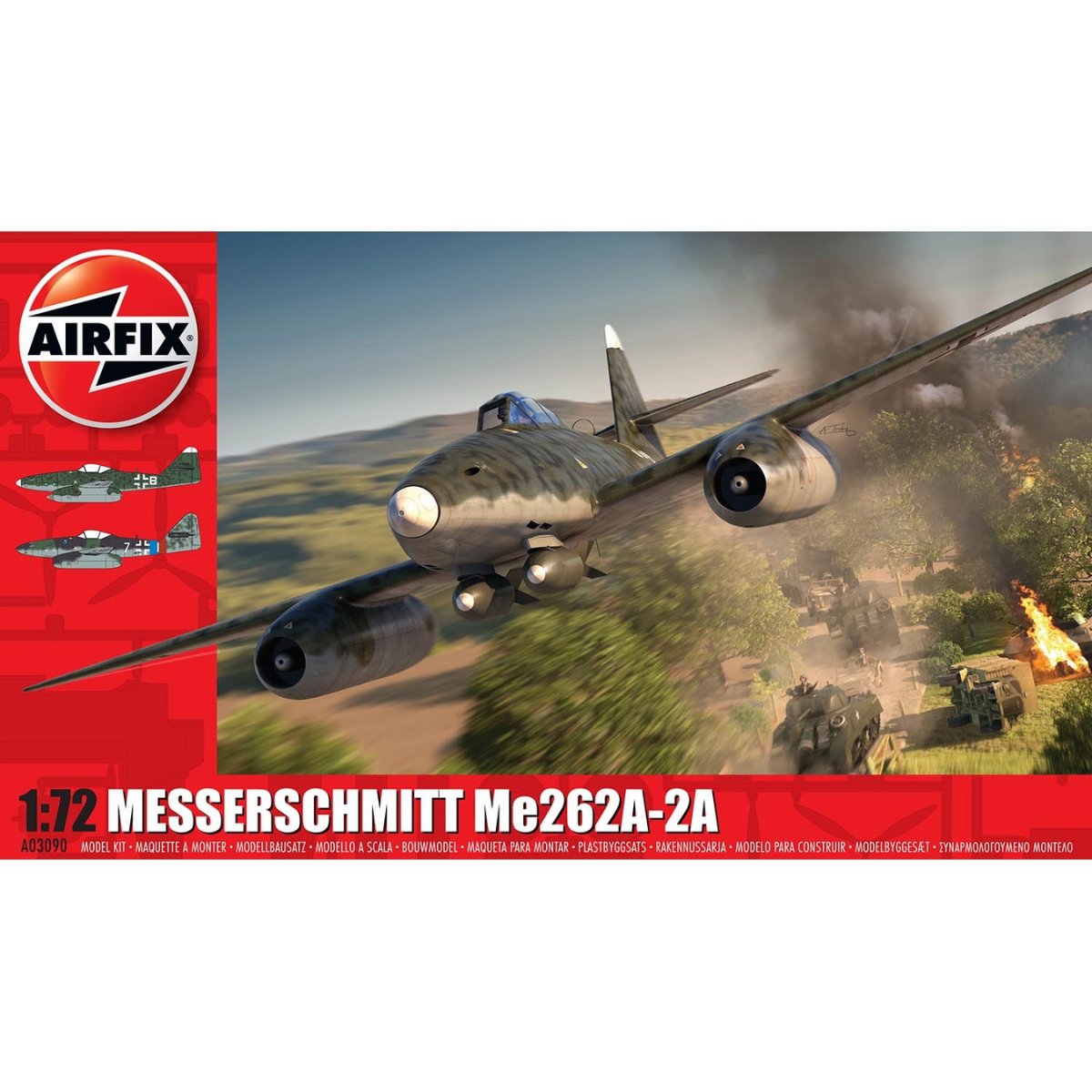 Airfix A03090 Messerschmitt ME262A-2A 1:72 - Phillips Hobbies