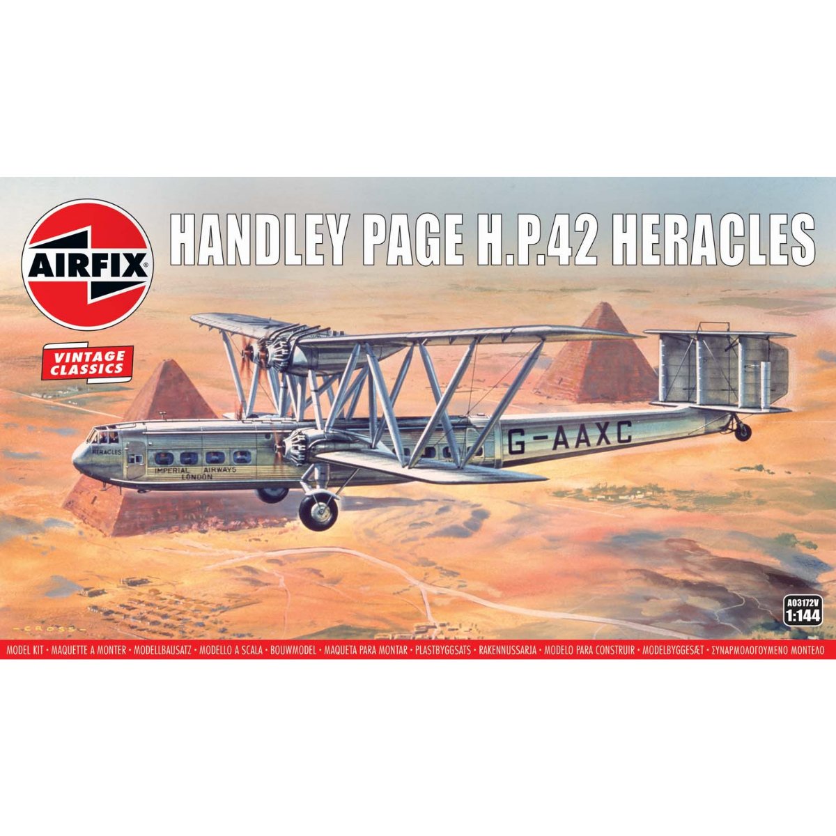 Airfix A03172V Handley Page H.P.42 Heracles 1:144 - Phillips Hobbies