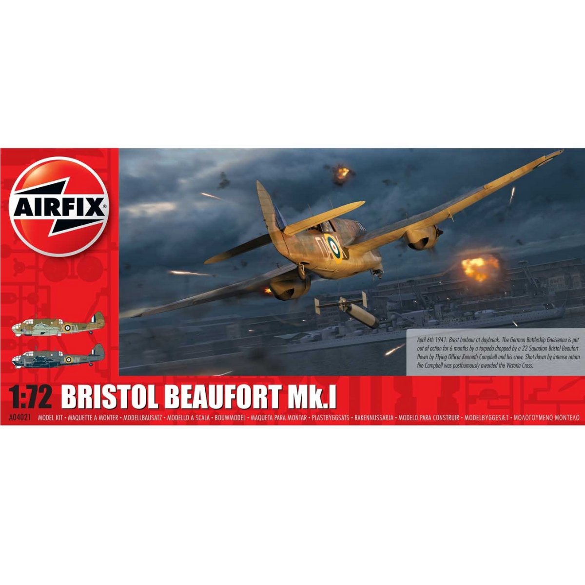 Airfix A04021 Bristol Beaufort Mk.1 1:72 - Phillips Hobbies